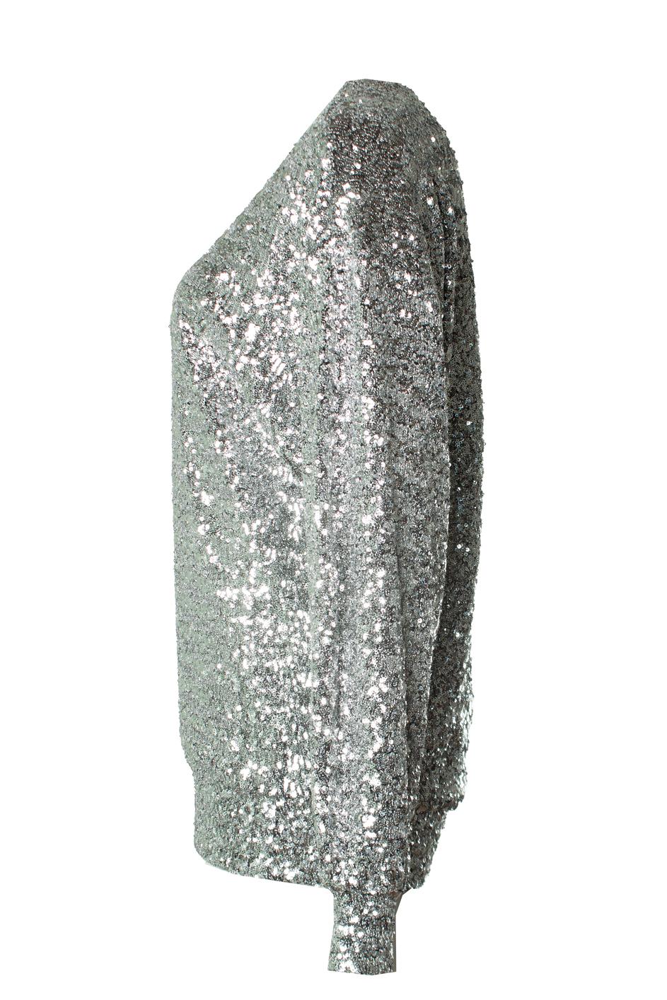 Isabel Marant, Top a maniche lunghe con paillettes color argento L'articolo è in ottime condizioni. 

CONDIZIONE: ottime condizioni

TAGLIA: FR36 - XS

MISURE: lunghezza 70 cm, larghezza 52 cm, vita 48 cm, larghezza spalle 50 cm, lunghezza maniche