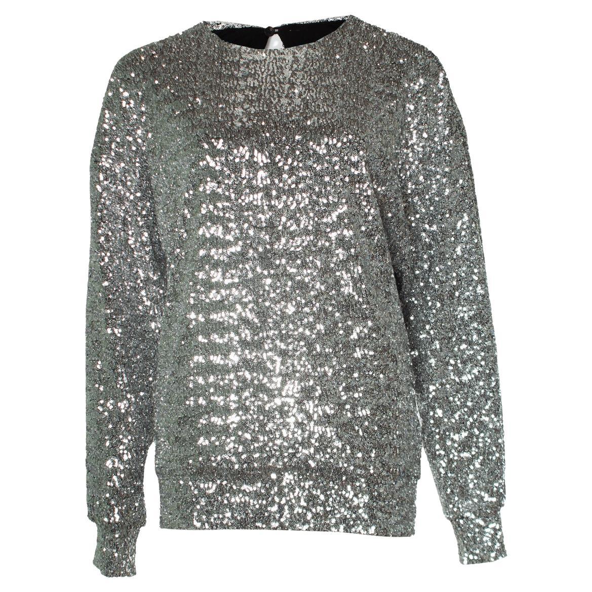 Isabel Marant, Top a maniche lunghe con paillettes in vendita