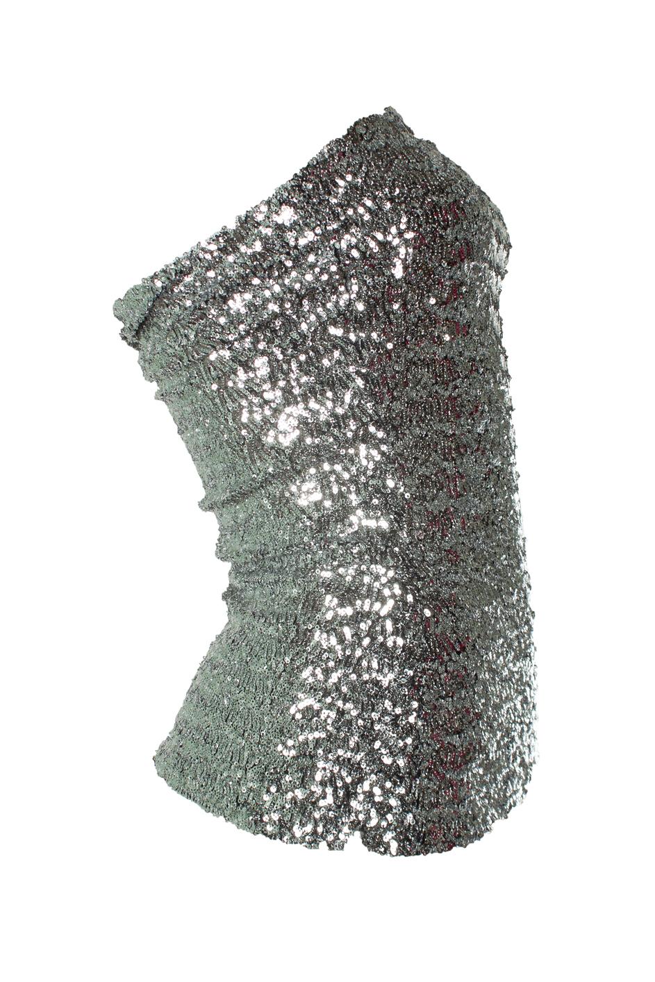 Isabel Marant, top monospalla con paillettes In condizioni ottime in vendita a AMSTERDAM, NL