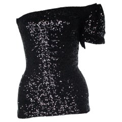 Isabel Marant, sequinned one shoulder top
