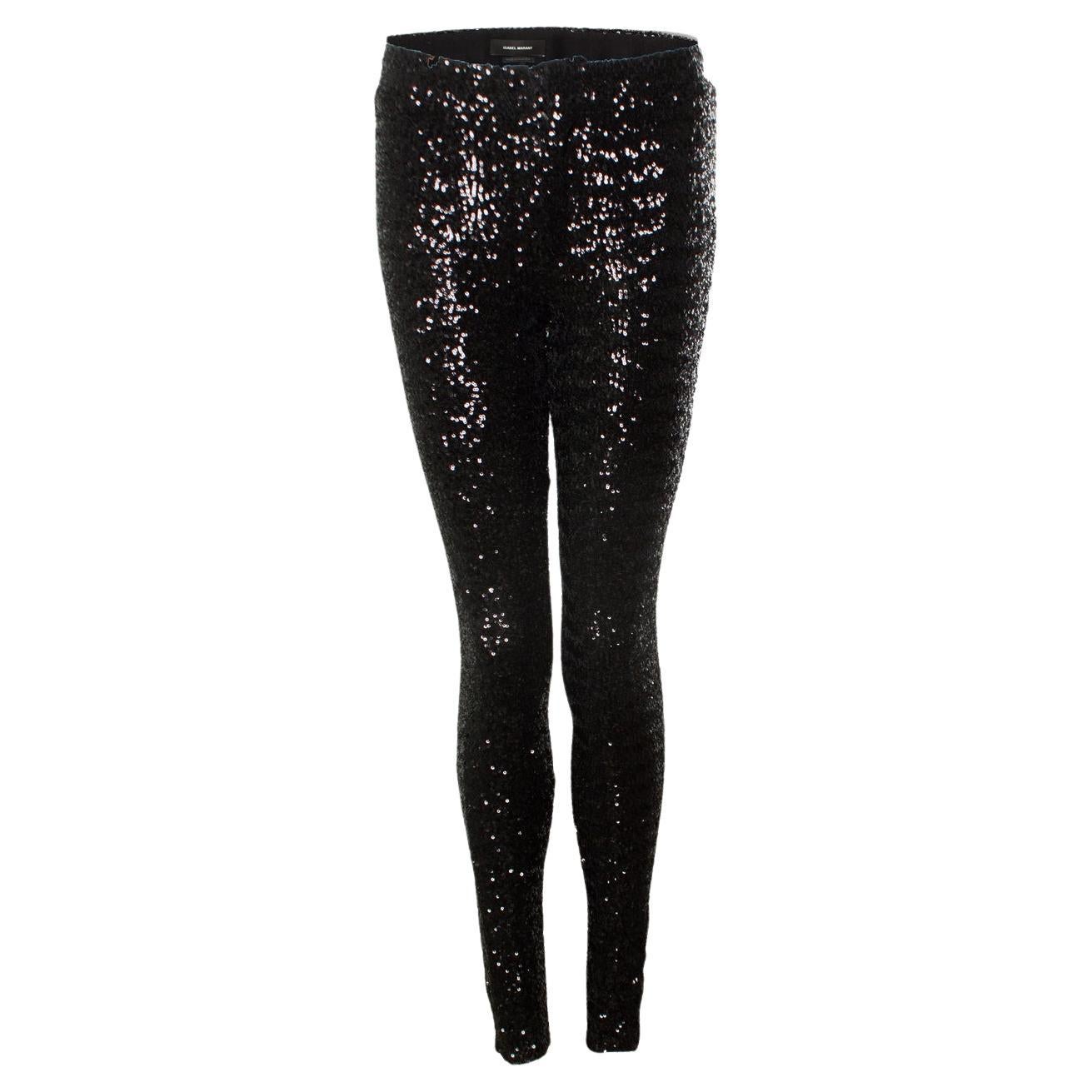 Isabel Marant, Pantalone con paillettes in nero