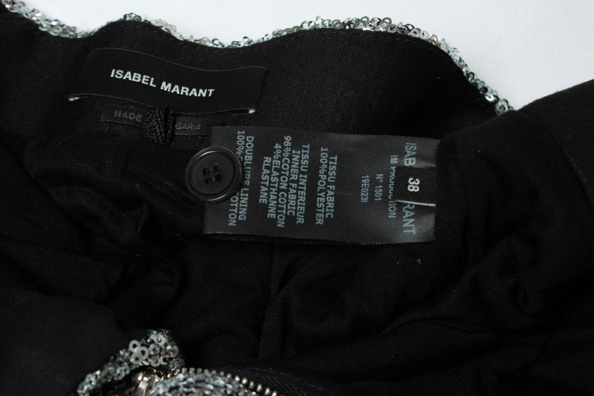 Donna Isabel Marant, Pantalone con paillettes in argento in vendita