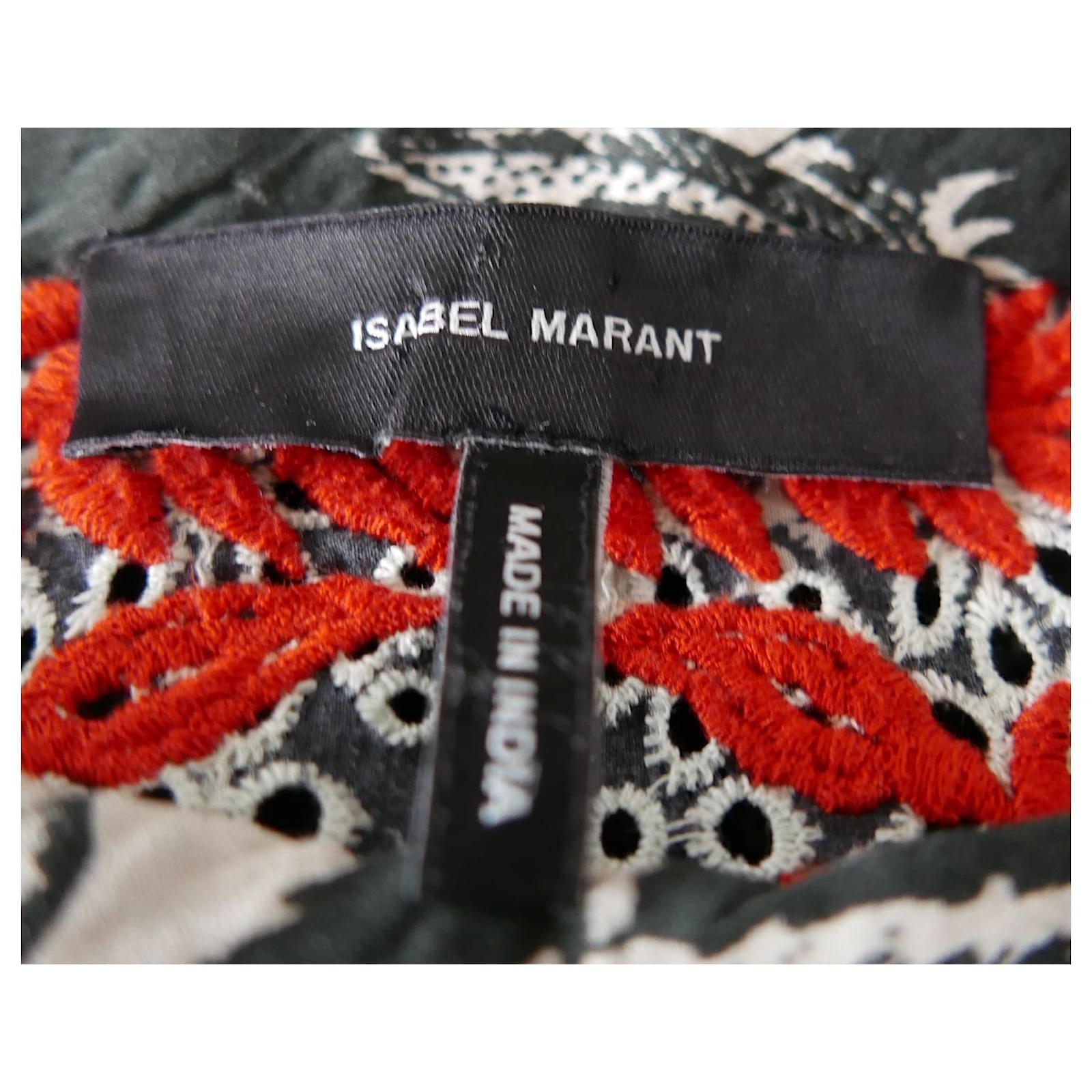 Isabel Marant SS13 Embroidered Top For Sale 2