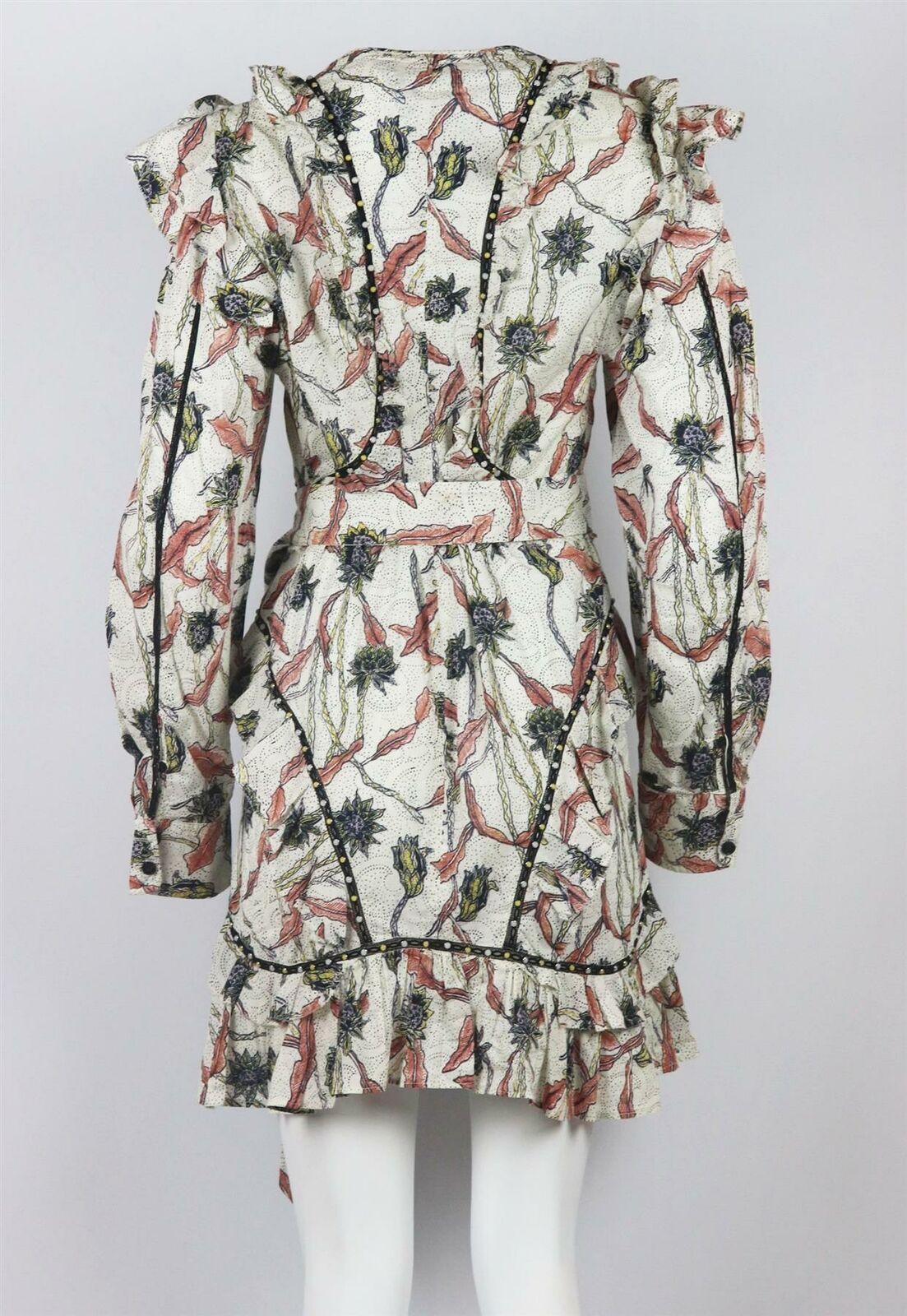 Isabel Marant Ullo Kleid aus Baumwolle mit Blumendruck im Zustand „Hervorragend“ in London, GB