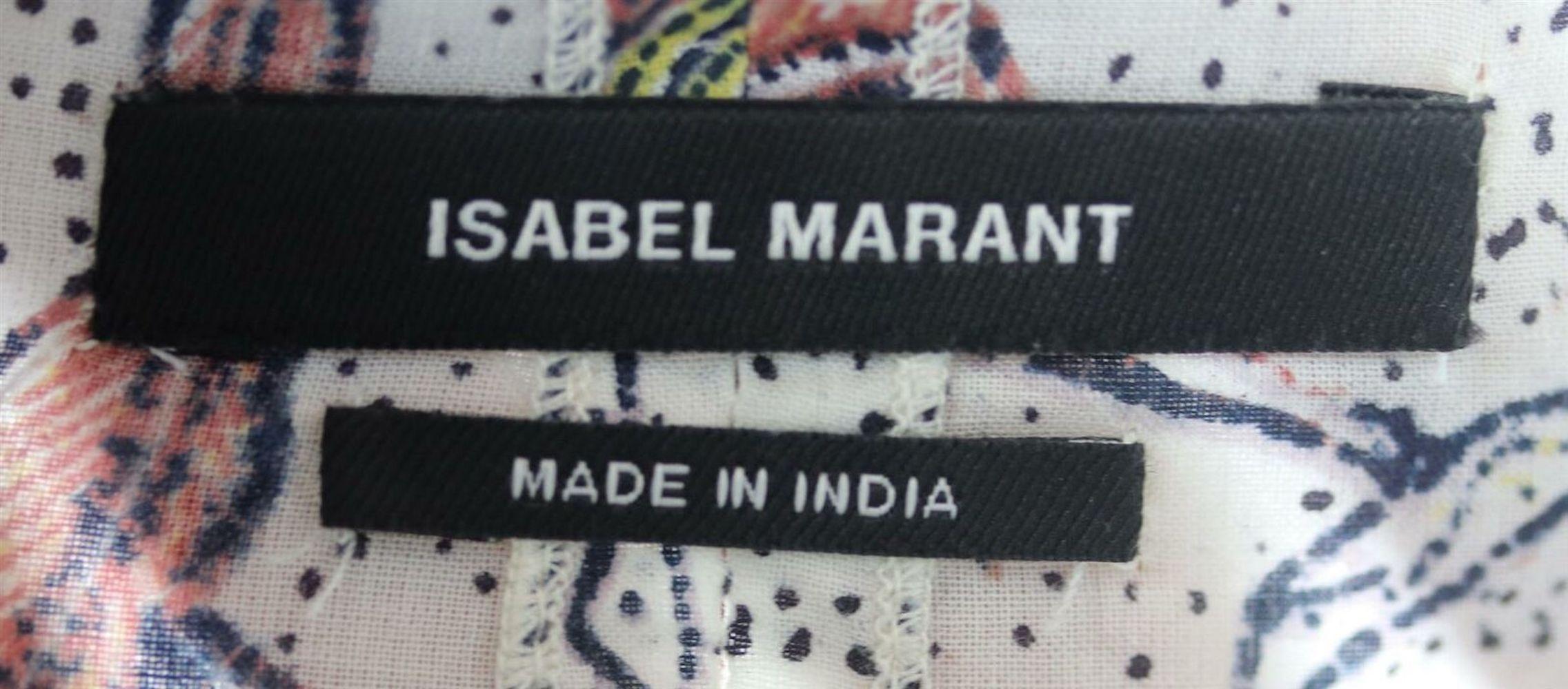 Isabel Marant Ullo Kleid aus Baumwolle mit Blumendruck Damen