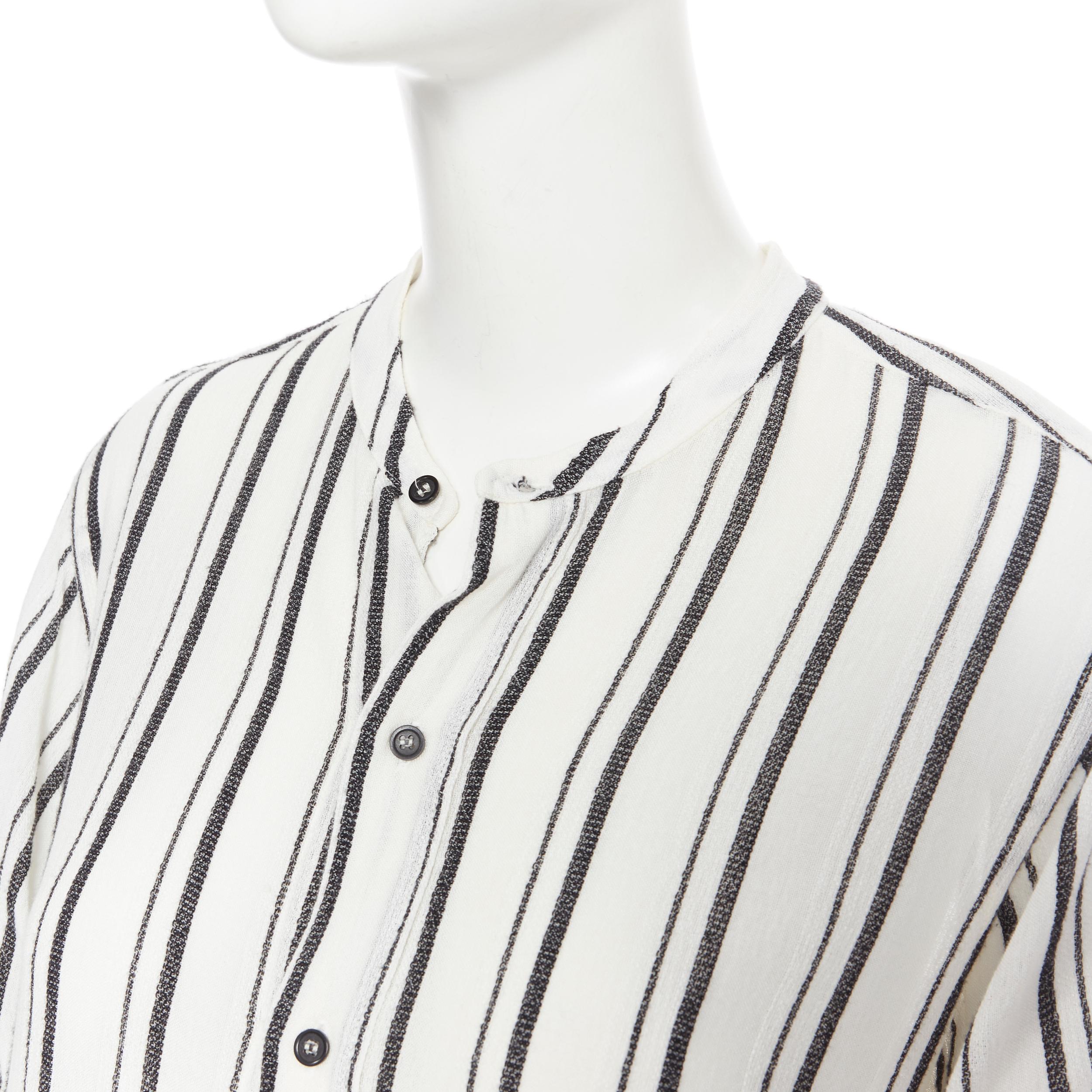 ISABEL MARANT viscose cotton blend grey beige stripe tunic casual dress Fr38 For Sale 2