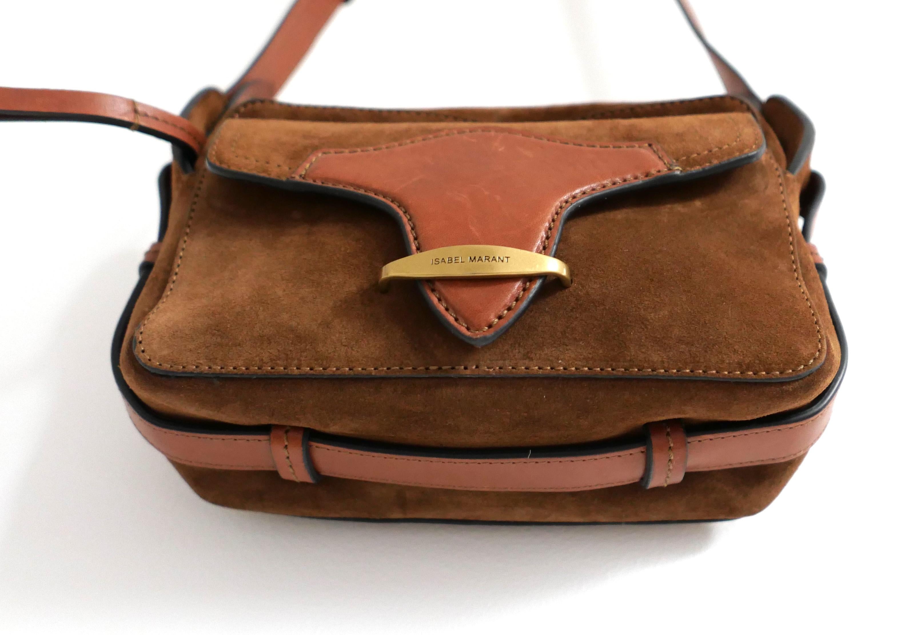 Marron Isabel Marant Wasy Crossbody Bag en vente