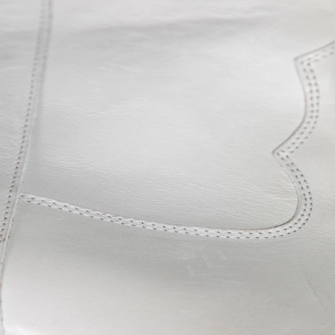Women's Isabel Marant White Embroidered Cowboy Boots Size IT 37
