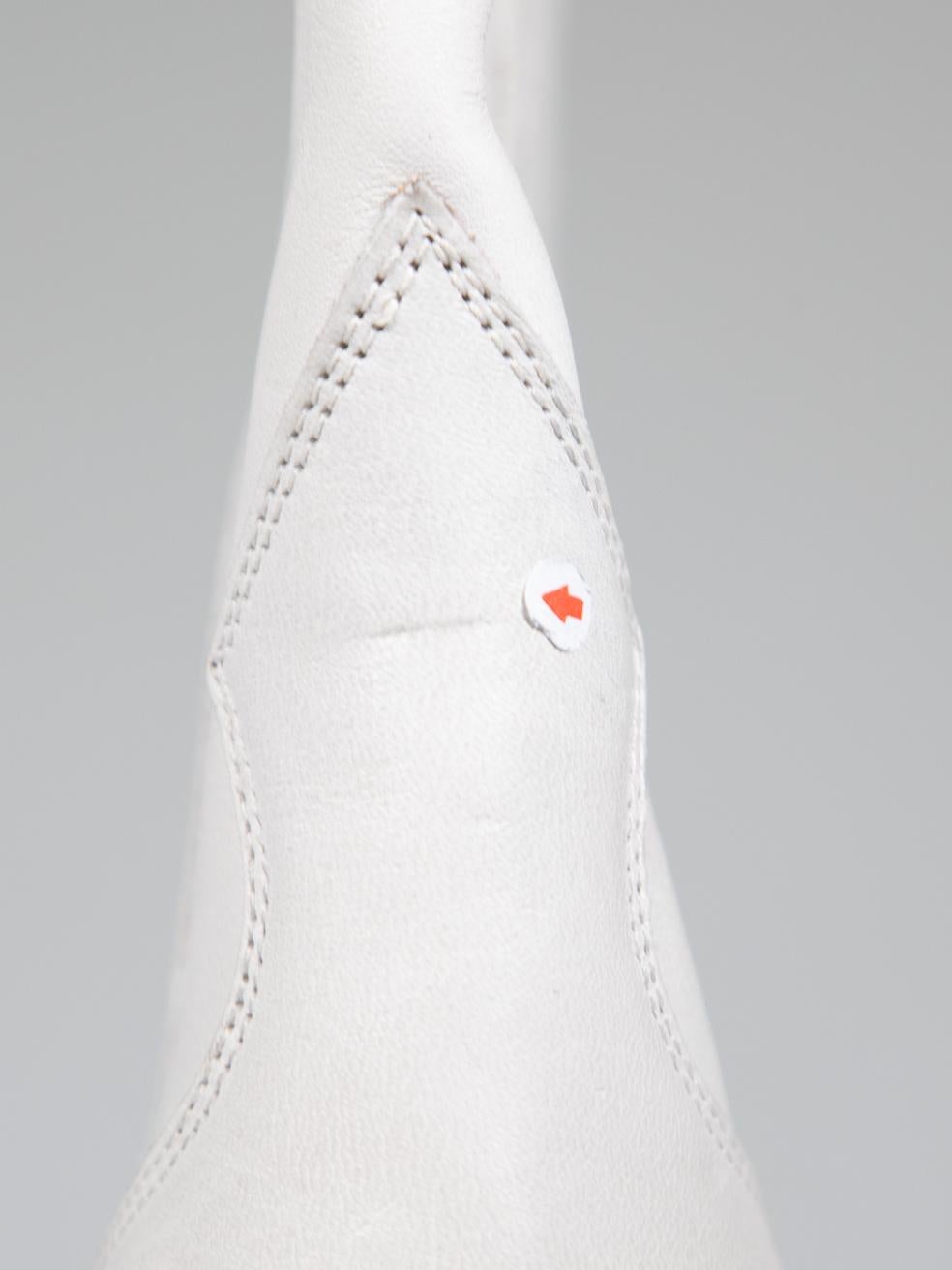Isabel Marant White Embroidered Cowboy Boots Size IT 37 1