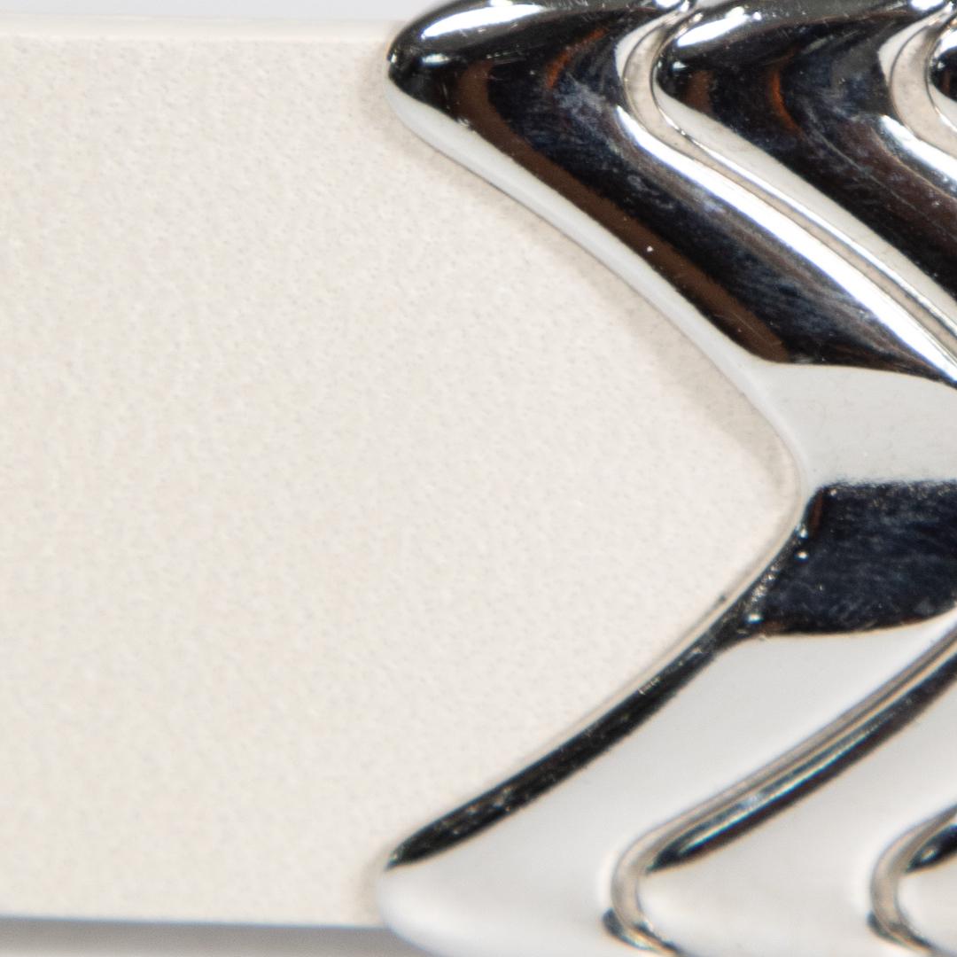 Isabel Marant White Leather Tehora Buckle Detail Belt In Good Condition In London, GB