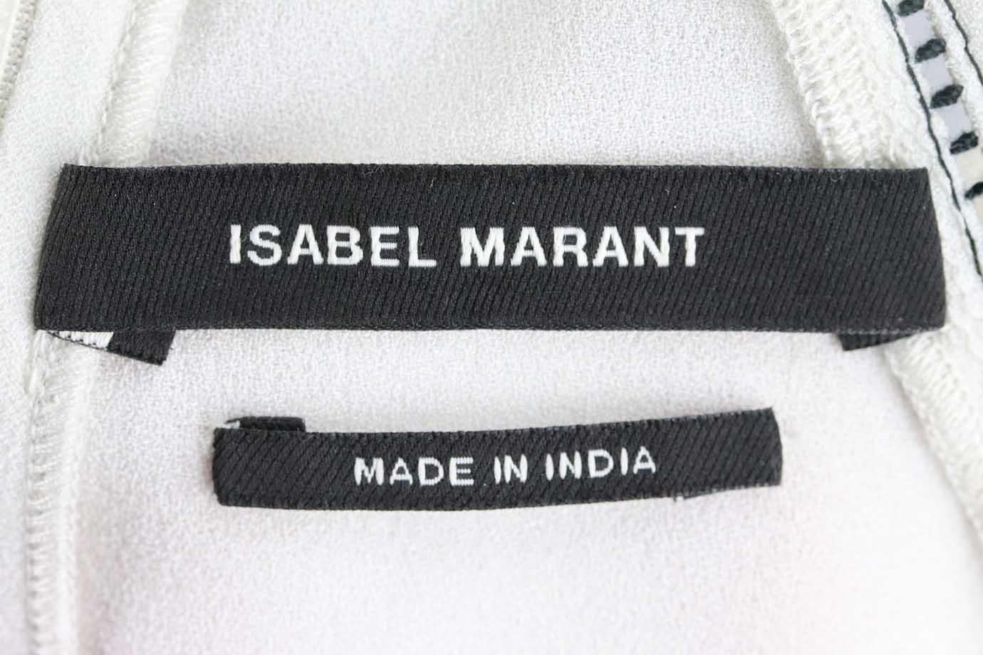 Isabel Marant Wiley - Top in crêpe increspato FR 38 UK 10 In condizioni ottime a London, GB