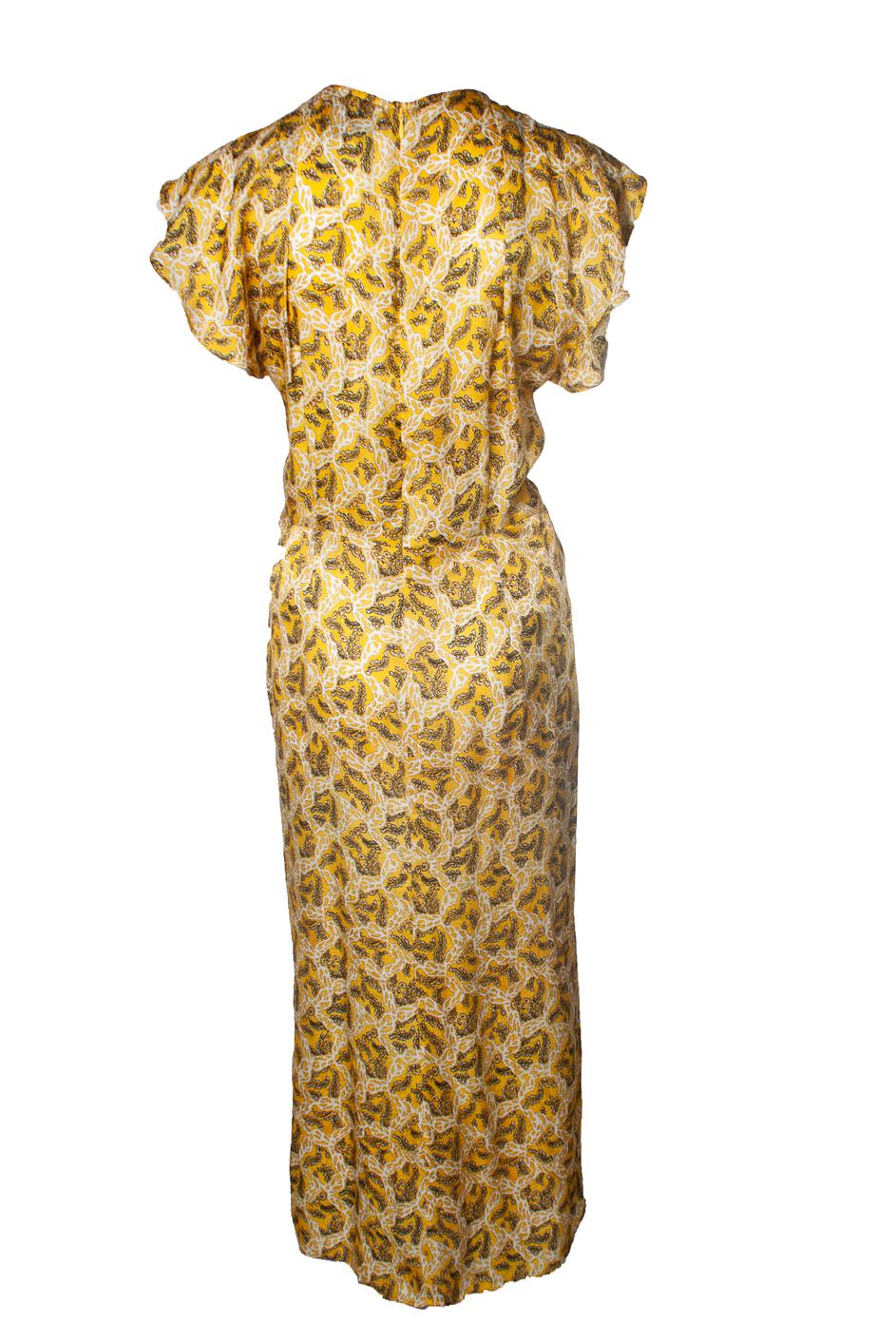 Isabel Marant, Yellow Lyndsay maxi dress In Excellent Condition For Sale In AMSTERDAM, NL