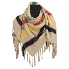 Isabel Marant - Yuli Rivera Scarf - Square Shaped inc Fringed Edges