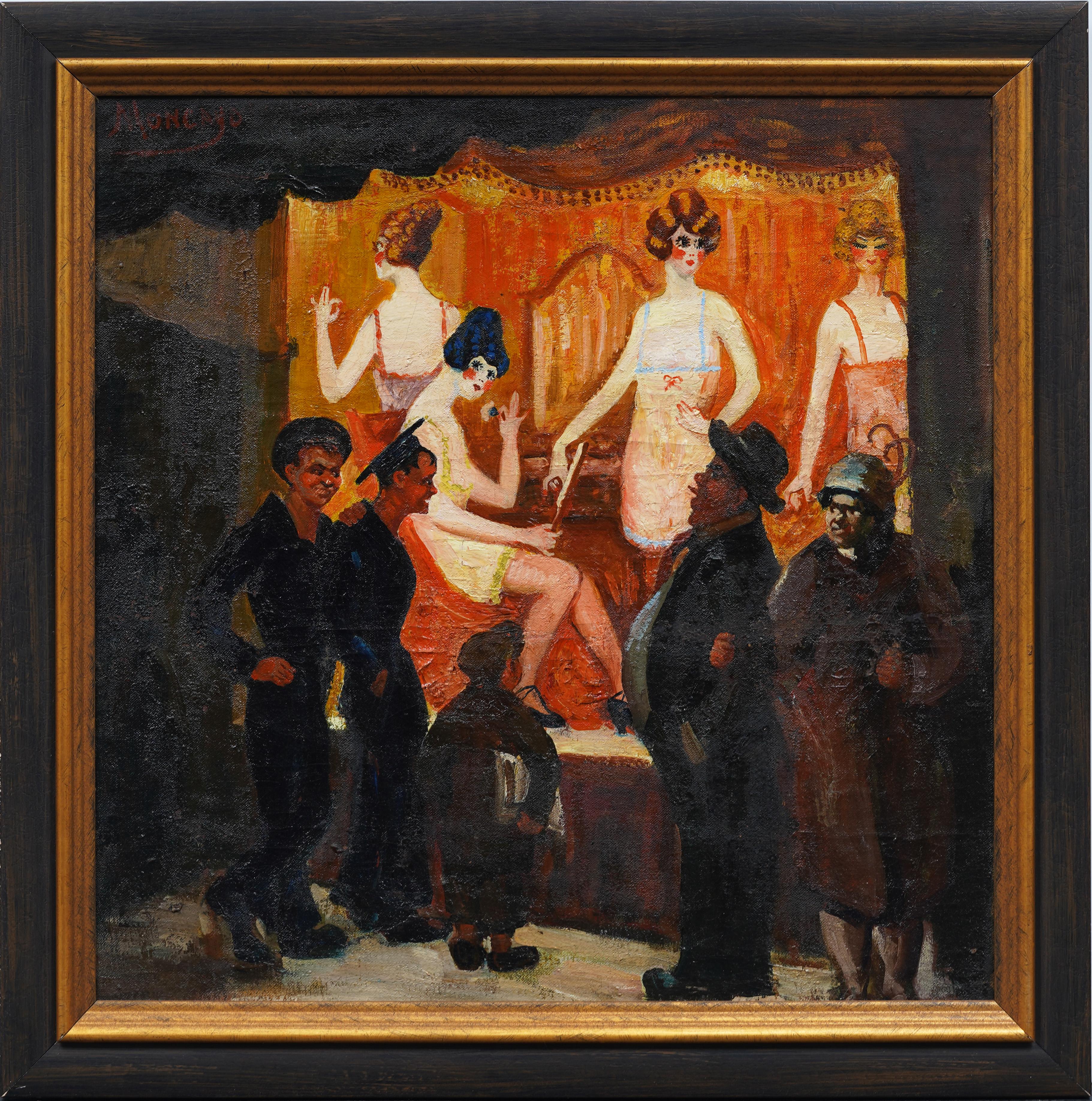 Quadro modernista incorniciato 