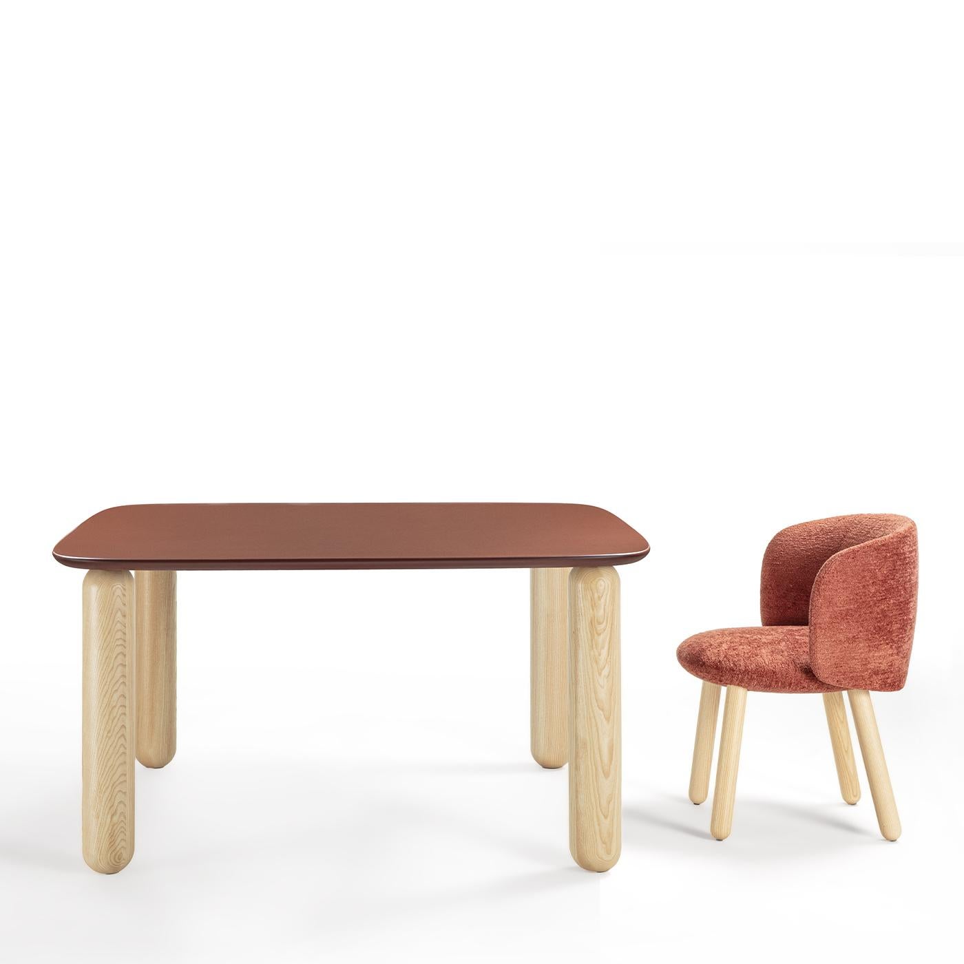 Isabel Red Table In New Condition In Milan, IT
