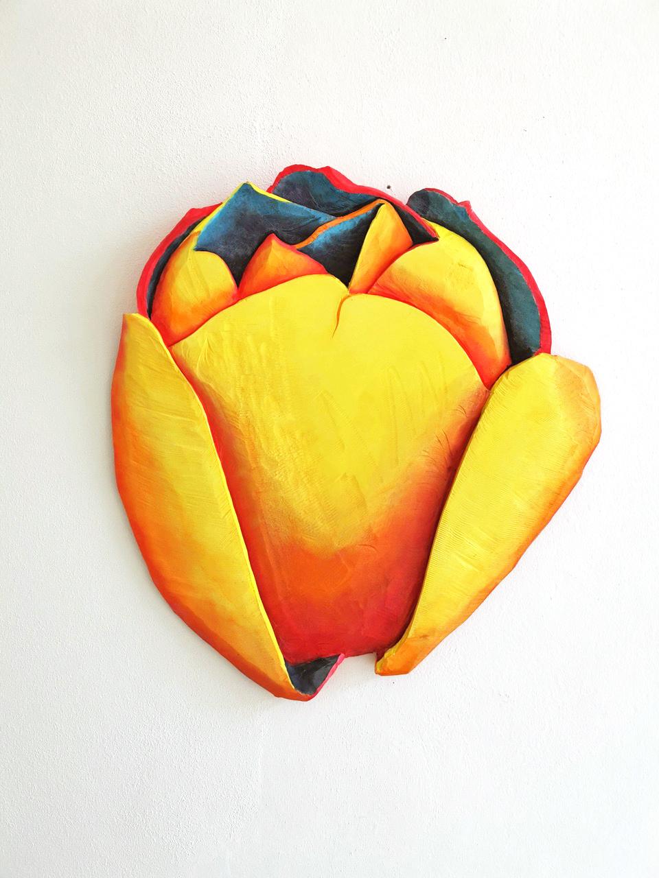 Bloom 4 by Isabel Ritter - Contemporary Wall Flower sculpture 