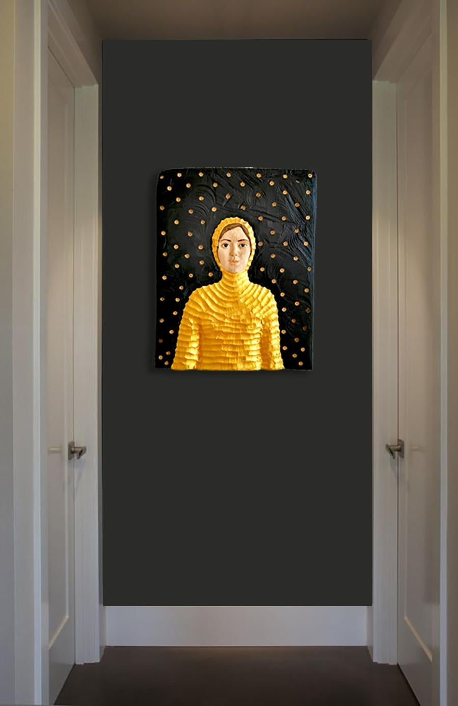 Vorm Firmament by Isabel Ritter - Sculpture florale murale contemporaine en vente 5