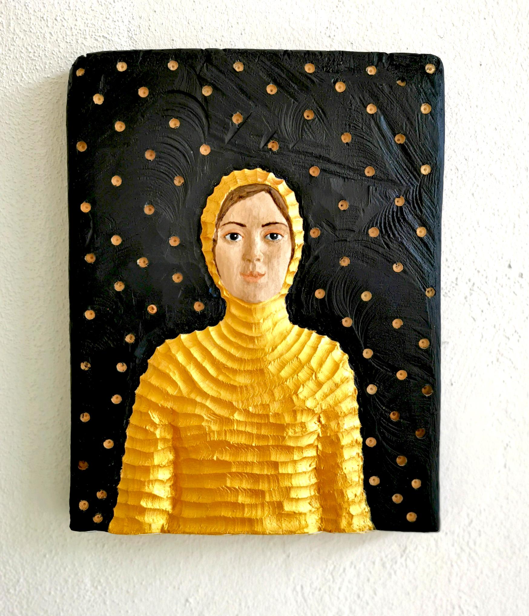 Vorm Firmament by Isabel Ritter - Sculpture florale murale contemporaine