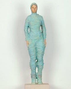 Encased by Isabel Ritter - Contemporary wood carved sculpture