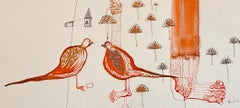 Animal Painting Surrealist Royal College of Art LGBTQ+ artist Birds Circle Life