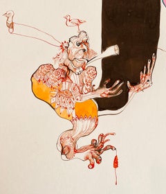 Tiergemälde Surrealistisches Royal College of Art LGBTQ+ Künstler Vögel Kreisleben