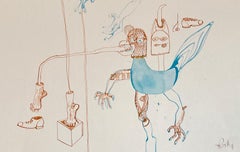 Animal Painting Surrealist Royal College of Art LGBTQ+ artist Blue Birds