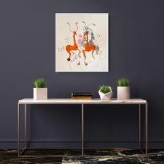Animal Painting Surrealist Royal College of Art LGBTQ+ artist Orange Croissant