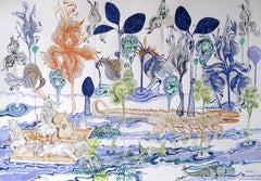 Grande peinture du Royal College of Art LGBTQ+ Femme  Crocodile