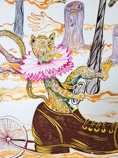 Surrealist Large Painting Royal College of Art LGBTQ+ Female Shoe Race