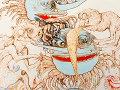 Surrealist Painting Royal College Art LGBTQ+ Female Artist Banana Blue Heads