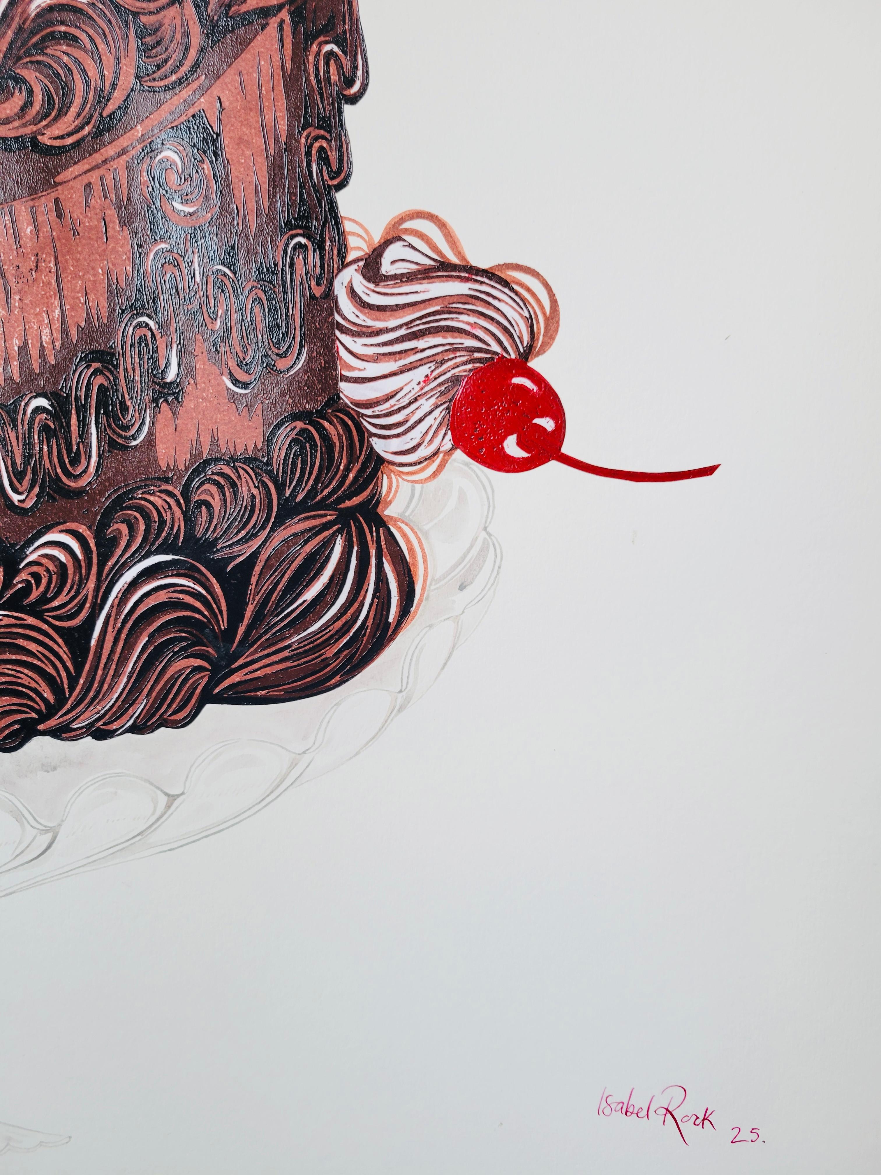 Impresión surrealista Royal College of Art LGBTQ+ Femenino Pie de tarta de celebración en venta 6
