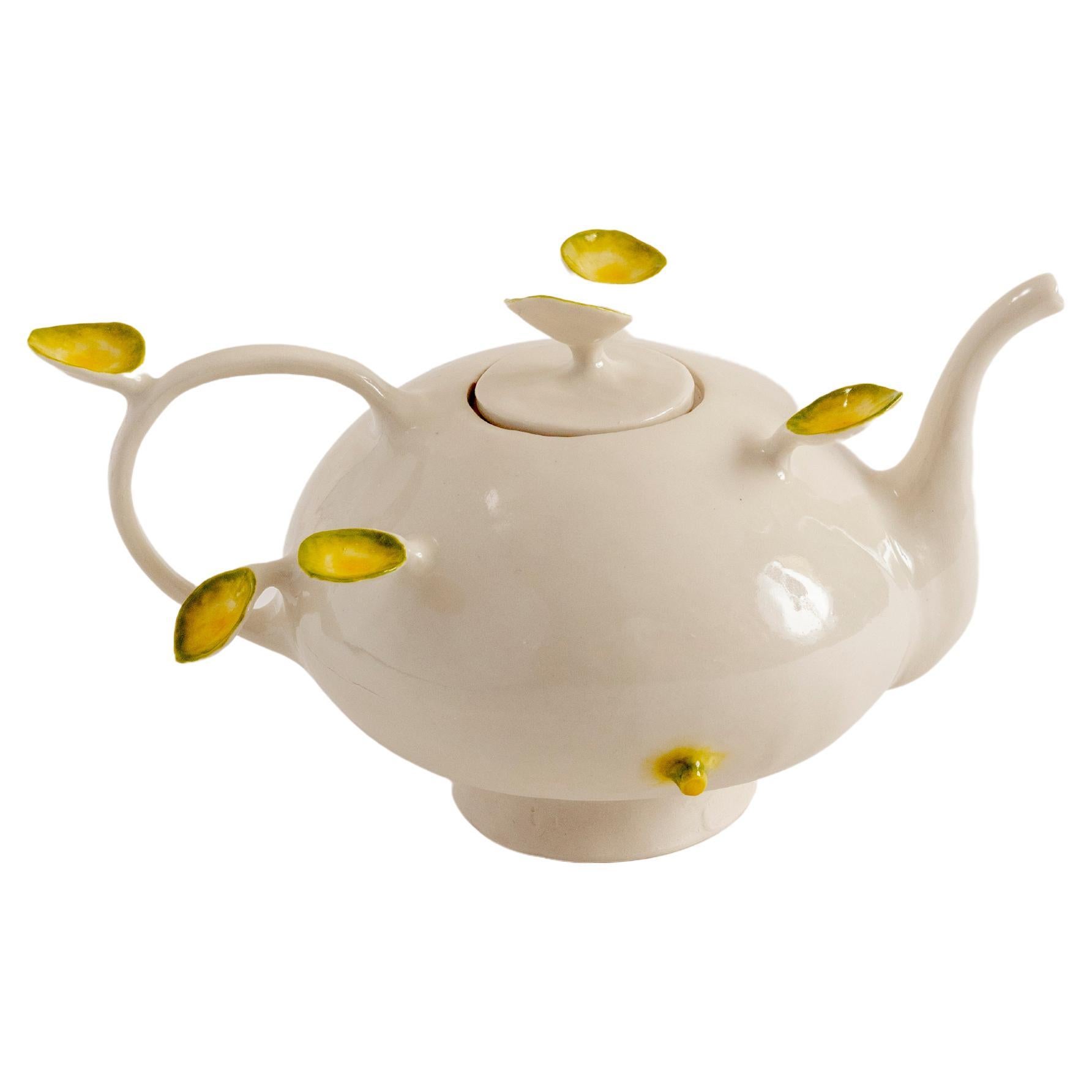 Isabel Rower, Ceramic Teapot, Unique Whimsical Teapot