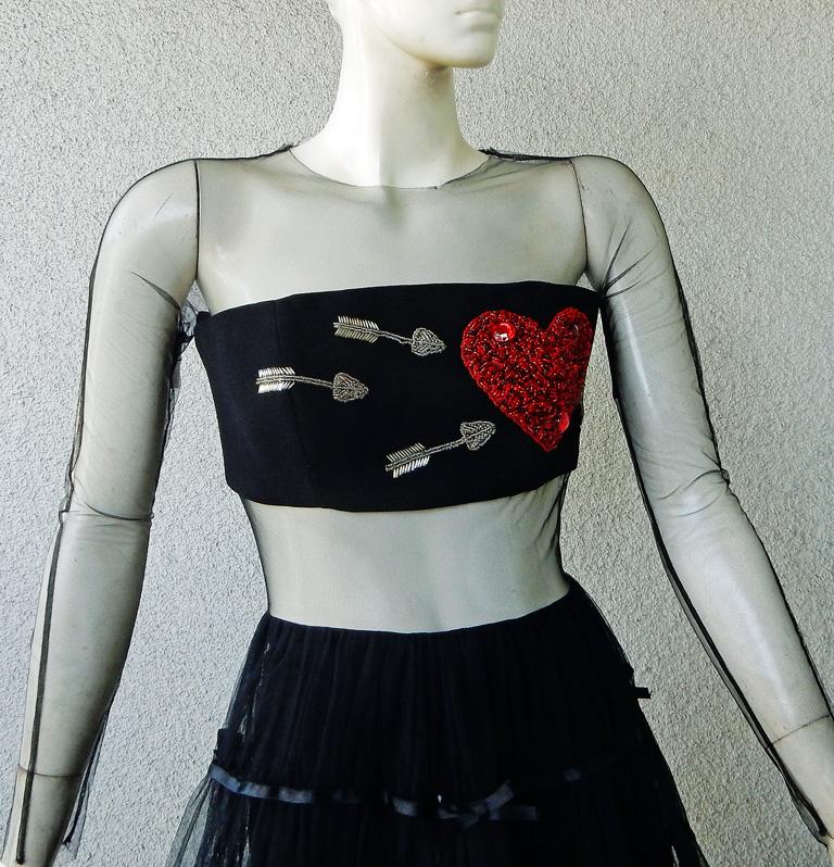 schiaparelli heart dress
