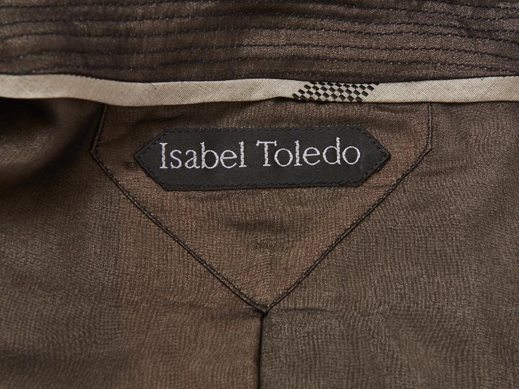 Isabel Toledo Bestickter Blazer im Angebot 1