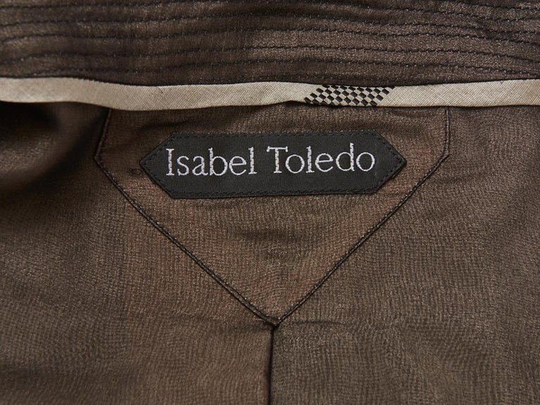 Isabel Toledo Embroidered Blazer For Sale 1