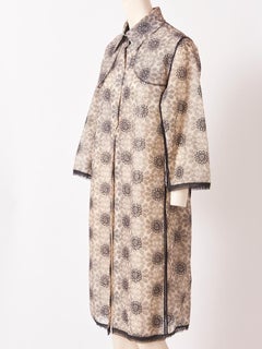 Isabel Toledo Embroidered Tulle Coat