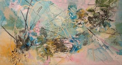 Isabel Turban - Isabel Turban Contemporary Mixed Media Abstract with Pastel Blues
Linear Mot Isabel Turban Contemporary Mixed Media Abstract with Pastel Blues
Linear Mot