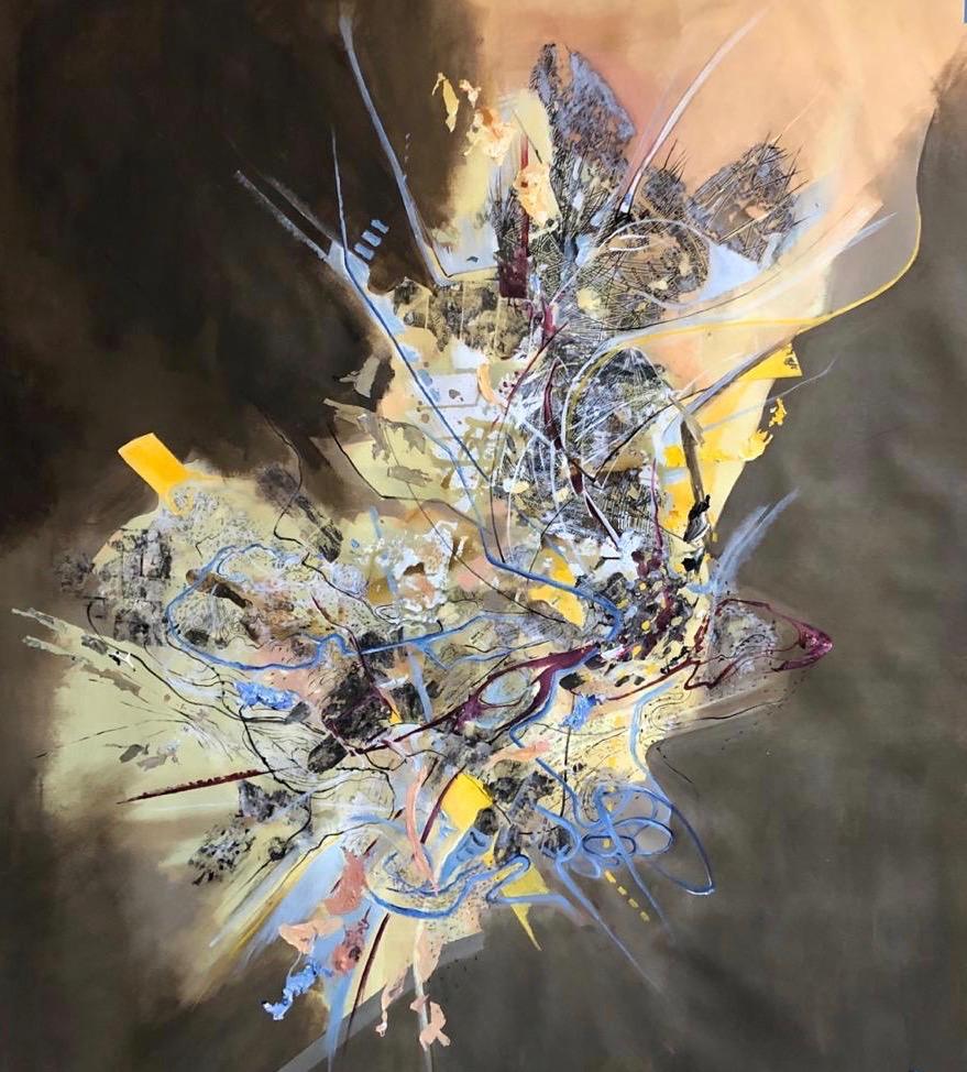 Isabel Turban Abstract Painting - No es el viento