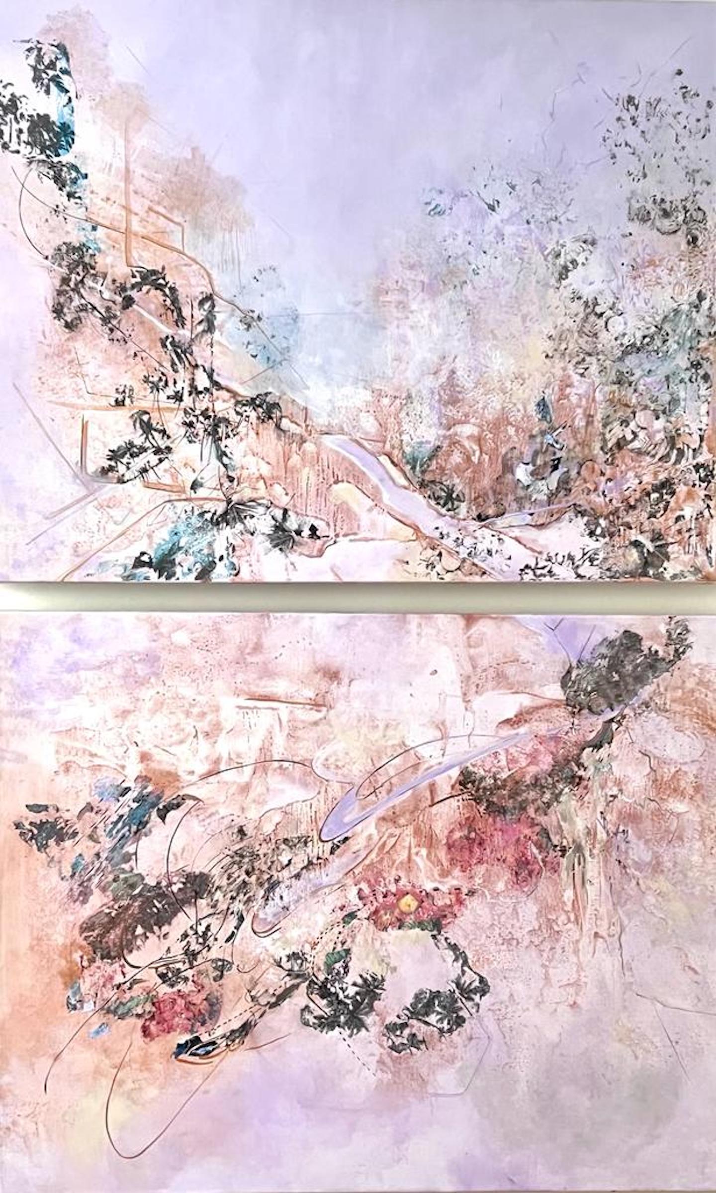 Isabel Turban Abstract Painting - Perennial Flow  I & II