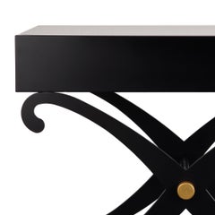 Isabella Costantini, Italy, Clio Nightstand with Drawer, Plain Black