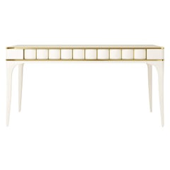 Isabella Costantini, Italy, Duilio Desk with Polished Brass