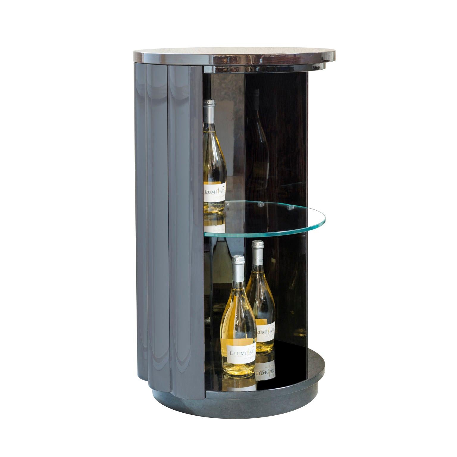 Isabella Costantini, Italy, Duilio Drink Cabinet with Casters For Sale