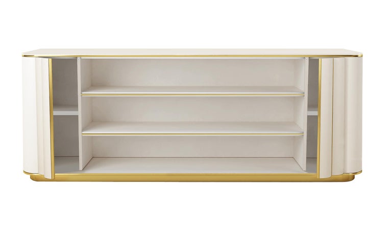 Italian Isabella Costantini, Italy, Duilio Low Bookcase with Two Doors For Sale