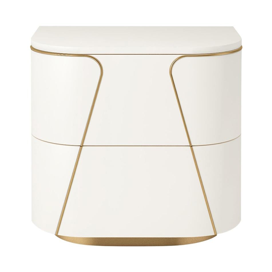 Isabella Costantini, Italy, Gemma Nightstand with Two Drawers
