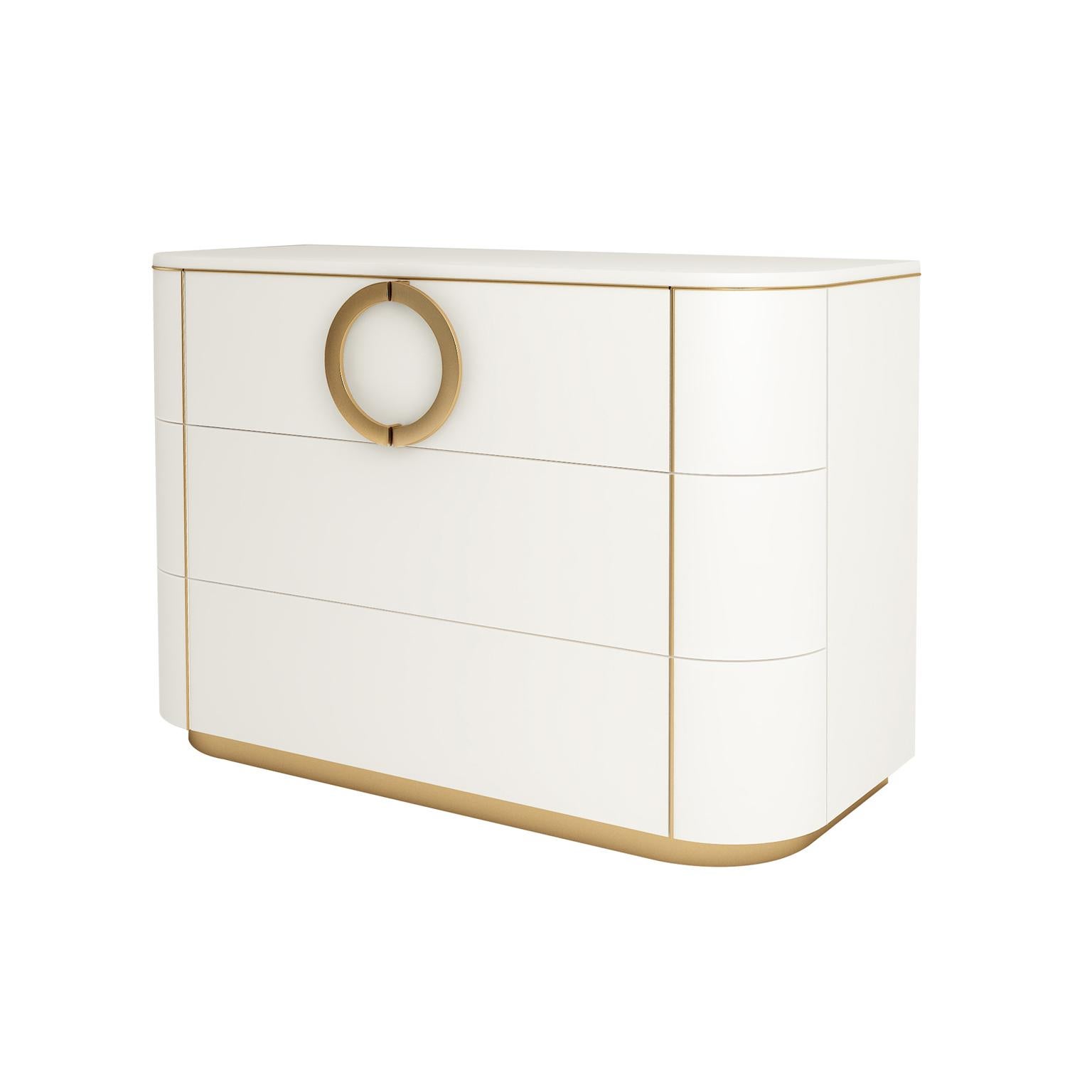 Modern Isabella Costantini, Italy, Maddalena Dresser with Three Drawers For Sale