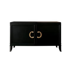 Isabella Costantini, Italy, Olimpia Sideboard Two Doors W/Crinkled Leaf Handles