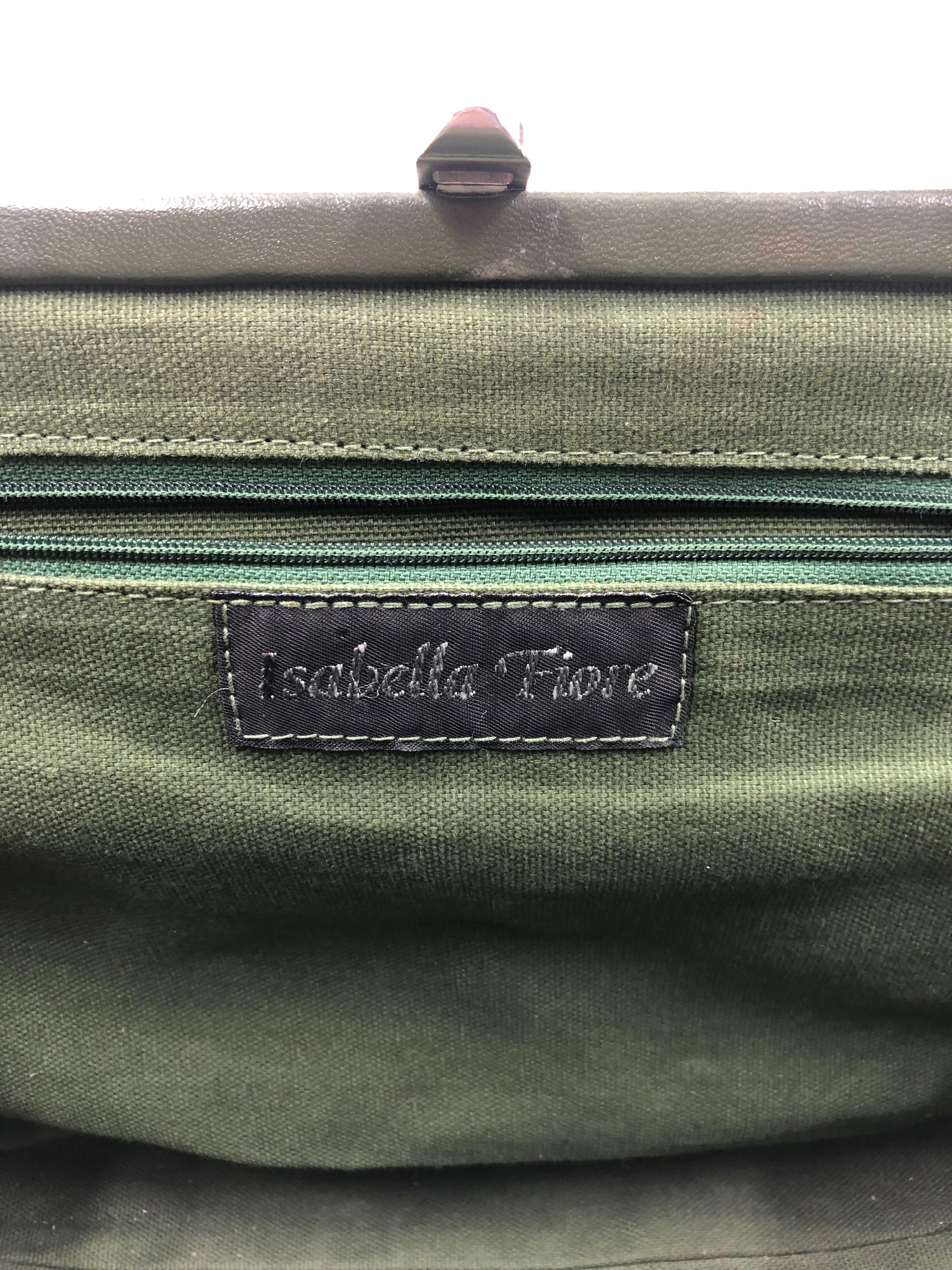 Isabella Fiore Floral Design Fabric Handbag at 1stDibs | isabella fiore ...