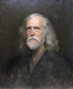 Mike - Contemporary portrait, unique oil painting by Isabella Watling