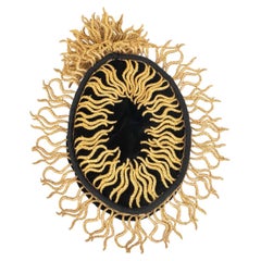 Isabelle Allard Black Velvet Fascinator Hat