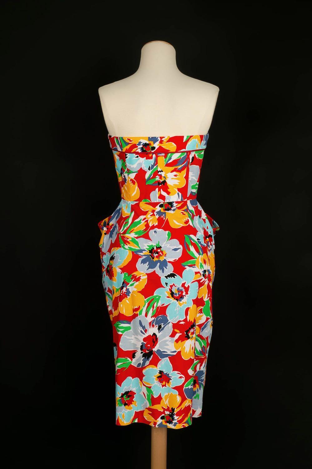 Isabelle Allard strapless dress In Excellent Condition For Sale In SAINT-OUEN-SUR-SEINE, FR